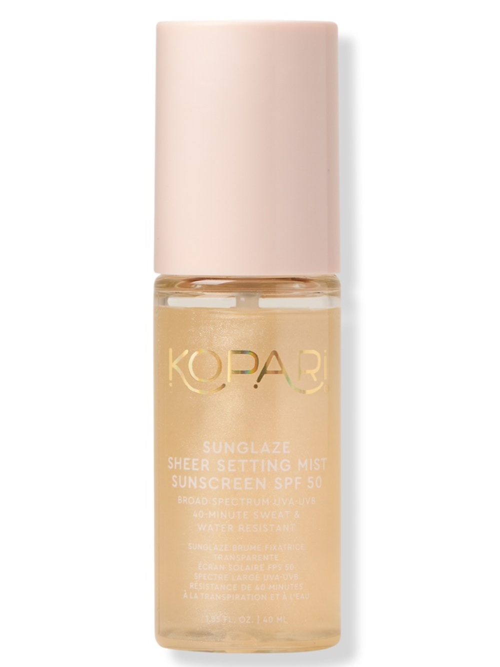 KOPARI Sunglaze Sheer Setting Mist Sunscreen SPF 50 40ml NEW